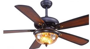 Classic Antique Ceiling Fan with LED Light